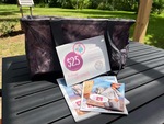 Click here for more information about A 'Thirty One' medium-sized Utility Tote, and a $25 Gift certificate for a Thirty-One purchase. Donated by Wendy's Tote-ally Loveable Totes. Value $72