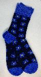 Click here for more information about Alzheimer Society Socks - Black Floral - Medium