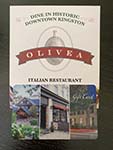 Click here for more information about Olivea $50 Gift Certificate, for use at; Olivea Restaurant, Kingston/Riva Restaurant, Gananoque/The Ivy, Lansdowne  